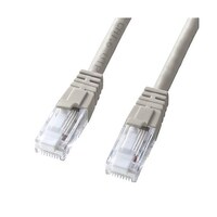 アズワン 90 m LANケーブル(CAT6/つめ折れ防止/ライトグレー) EA764BB256A EA764BB256A 1個