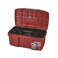 アズワン 475x280x220mm 工具箱(中皿付/赤/ワンバックル) EA505K475B EA505K475B 1個