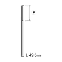 ミニモ 割ピンマンドレール(10本入)PA1602 PA1602 1袋