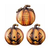 アズワン パンプキンオブジェオレンジ かぼちゃ置物 SS 3個 37711 37711 1セット