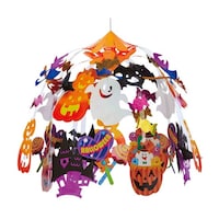 アズワン トリックオアトリート2段センター ハロウィン天井飾り 373081 373081 1個