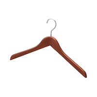 アズワン 木製ハンガー ブラウン 屈折型(メープル)W42cm 60本 61191164 61191164 1個