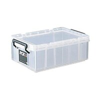 アズワン 300x440x165mm/14L バックル付収納ケース(8個) EA506MB4BA EA506MB4BA 1セット