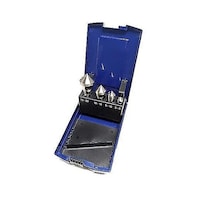 アズワン 4本組 丸軸カウンターシンク(HSS) EA827FD1A EA827FD1A 1セット