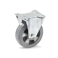 アズワン 160mm キャスター(固定金具/弾性タイヤ) EA986CM160 EA986CM160 1個