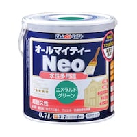 アトムサポート 水性オールマイティーネオ 0.7L エメラルドグリーン 68525515 1個