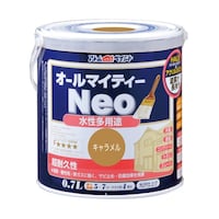 アトムサポート 水性オールマイティーネオ 0.7L キャラメル 68525522 1個