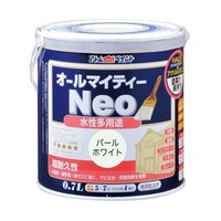 アトムサポート 水性オールマイティーネオ 0.7L パールホワイト 68525541 1個