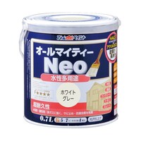 アトムサポート 水性オールマイティーネオ 0.7L ホワイトグレー 68525556 1個