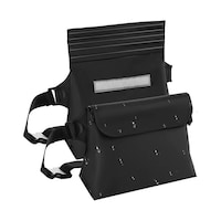 アズワン 防水ファニーバッグ(ウエストバック)ブラック(不透明)1箱(20パック入) LWPFBBK LWPFBBK 1箱