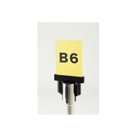 アズワン ベルトパーティション用ポップ立て B6 61753981 61753981 1個