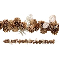 アズワン ナチュラル クリスマスガーランド 長さ140cm 485051 485051 1個