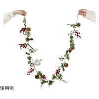 アズワン ナチュラル クリスマスガーランド 長さ200cm 485061 485061 1個