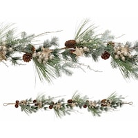 アズワン ナチュラル クリスマスガーランド 長さ150cm 485062 485062 1個