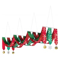 アズワン デラックスクリスマス3連ペナント 180cm 4811911 4811911 1個