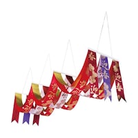 アズワン デラックス迎春3連ペナント180cm 4817411 4817411 1個