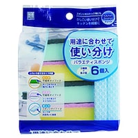 小久保工業所 バラエティスポンジ 6個入