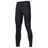 おたふく手袋 BT防風ロングタイツ ブラック M JW195