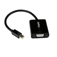 スターテック mDP 1.2 VGA ディスプレイアダプター/1080p/アクティブ変換/ブラック