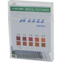 アズワン AS pH試験紙 スティックpH0.55.0 (100枚入)