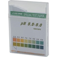 アズワン AS pH試験紙 スティックpH5.59.0 (100枚入)