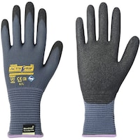 東和コーポレーション トワロン まとめ買い ニトリル背抜き手袋 アクティブグリップアドバンス 9/L (3双入)