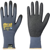 東和コーポレーション トワロン まとめ買い ニトリル背抜き手袋 アクティブグリップアドバンス 8/M (3双入)