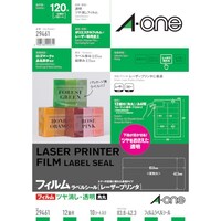 スリーエム ジャパン 3M ラベルシール(LP)ツヤ消し透明12面 (10枚入)