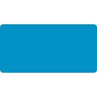 日本緑十字社 緑十字 JIS配管識別明示ステッカー 無地タイプ(水) HY200S 30×60mm 10枚組 アルミ