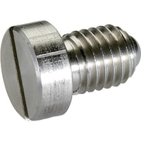 HALDER HALDER スプリングプランジャ ボール、ヘッド、スロット付 ステンレス鋼