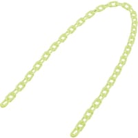 日本緑十字社 緑十字 プラスチックチェーン 蛍光緑 PT612KG 長さ1.2m 線径6mmΦ ポリエチレン