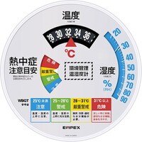 日本緑十字社 緑十字 【一時受注停止】 環境管理 温・湿度計 TM2486W(屋内外/壁掛型)