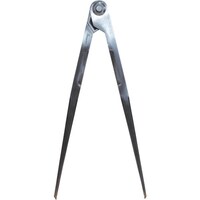 シンワ測定 シンワ 鋼製コンパス 超硬チップ付E2 30cm