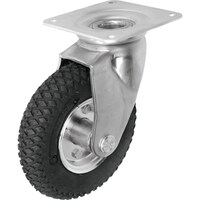 シシク 空気入車輪付キャスター 204mm 自在