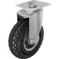 シシク 空気入車輪付キャスター 自在 290mm