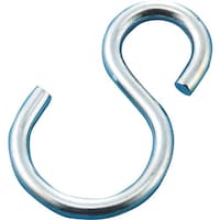 日本緑十字社 緑十字 Sフック 金具14 36.4×15.8/22.0mm 10個組 スチール製