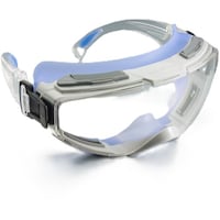 東洋物産工業 トーヨーセフティ ハイパーグラス ブルー クリア(スペクタクル型)