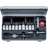 京都機械工具 KTC 9.5sq.ショートヘキサゴンビットソケットレンチセット