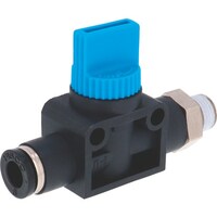 ニホンピスコ PISCO ハンドバルブ ストレートA3方弁チューブ6出力R1/8