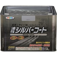 アサヒペン アサヒペン シルバーコート 5L シルバー
