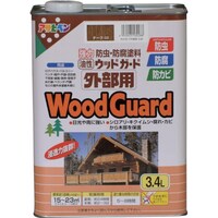 アサヒペン アサヒペン ウッドガード外部用 3.4L チーク