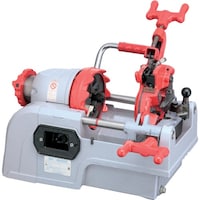 レッキス工業 REX 自動切上ダイヘッド付パイプマシン F25A3