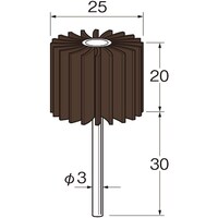リューター リューター フラップサンダー粒度(#):60外径(mm):25
