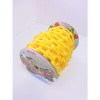 ニッサチェイン プラカラーリンク 15m巻 黄