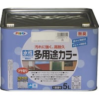 アサヒペン アサヒペン 水性多用途カラー5L 白