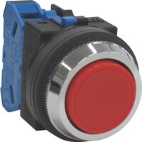 IDEC IDEC 平形押しボタンスイッチ 赤