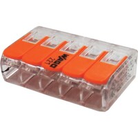 JAPPY JAPPY ワンタッチコネクタ クリアタイプ 25個入 電線数5本