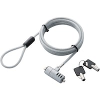 ELECOM セキュリティワイヤー シリンダー錠