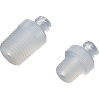 フロンケミカル フロンケミカル PCTFEメス・ルアーロック継手 R1/8 オリフィスΦ2.5