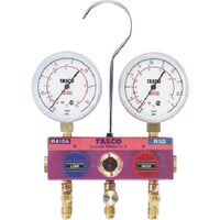 タスコ タスコ R410A R32用 ボールバルブ式マニホ